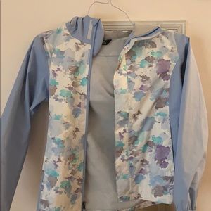 Girls North Face raincoat